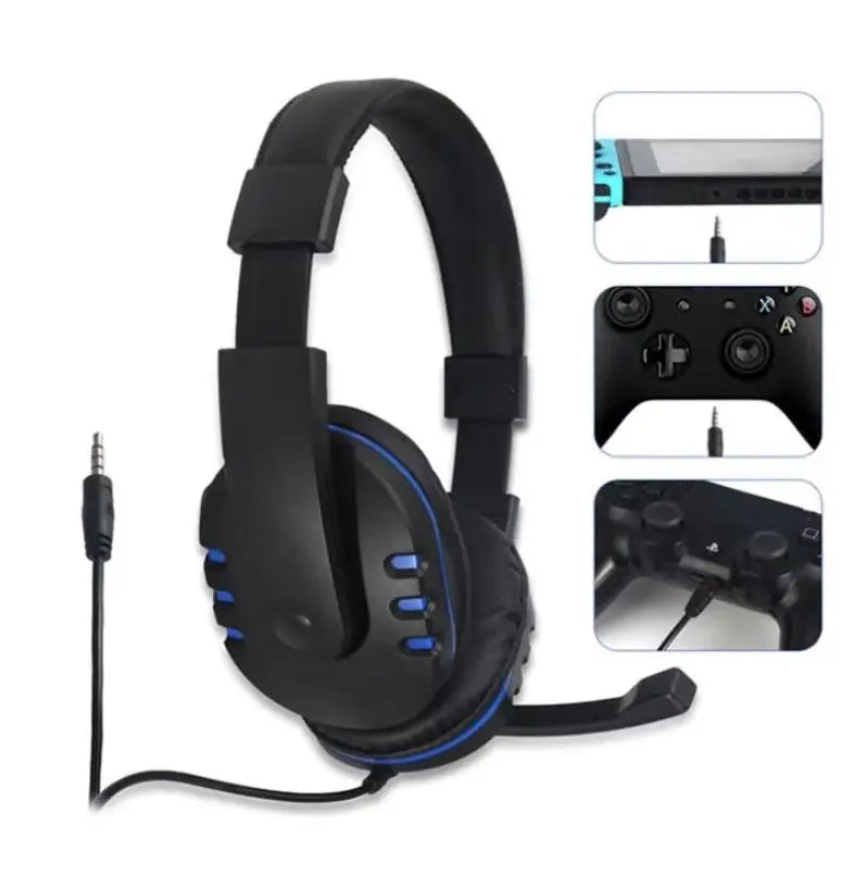 Headset Gamer Design Ergonomics Headset P3 Bass Microphone Pc Games Sound Powerful Fast Delivery To All Brazil