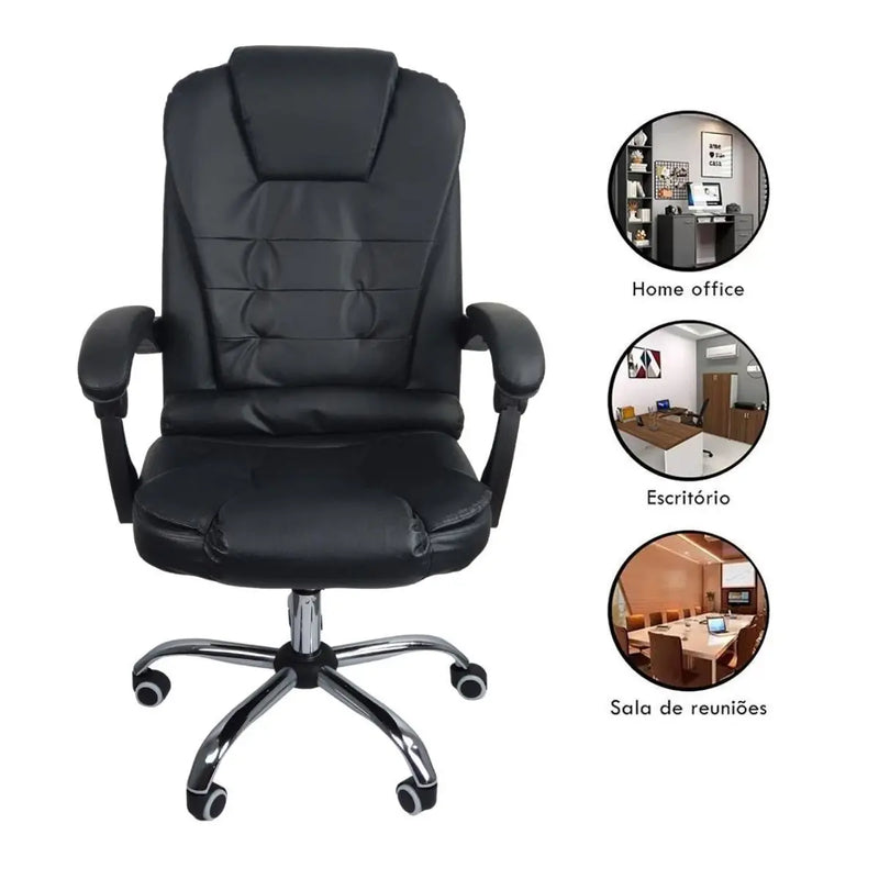 Ergonomic Reclining President Office Chair