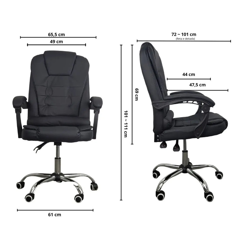 Ergonomic Reclining President Office Chair