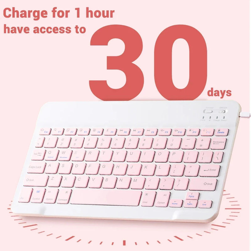 Bluetooth-compatible Keyboard and Mouse For iPad Xiaomi Samsung Huawei Phone Tablet Wireless Keyboard For Android IOS Windows