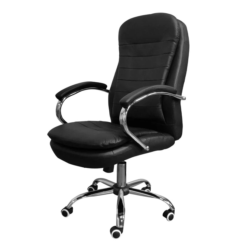 Best C304 Black Office Chair with Synthetic Leather Upholstered