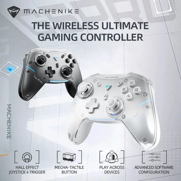 Controle Wireless Gaming Controller Machenike G5 Pro Elite Hall Trigger Joystick Mecha-Tactile Buttons Switch PC Android IOS