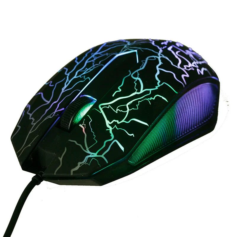 3200DPI Computer Mouses Colorful LED Professional Mouse Gaming Ultra-precise For Dota2 LOL Gamer Mouse Ergonomic USB Wired Mouse