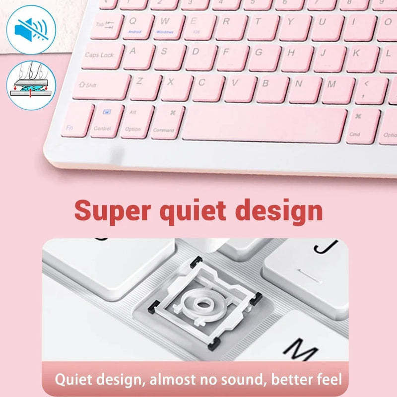 Bluetooth-compatible Keyboard and Mouse For iPad Xiaomi Samsung Huawei Phone Tablet Wireless Keyboard For Android IOS Windows