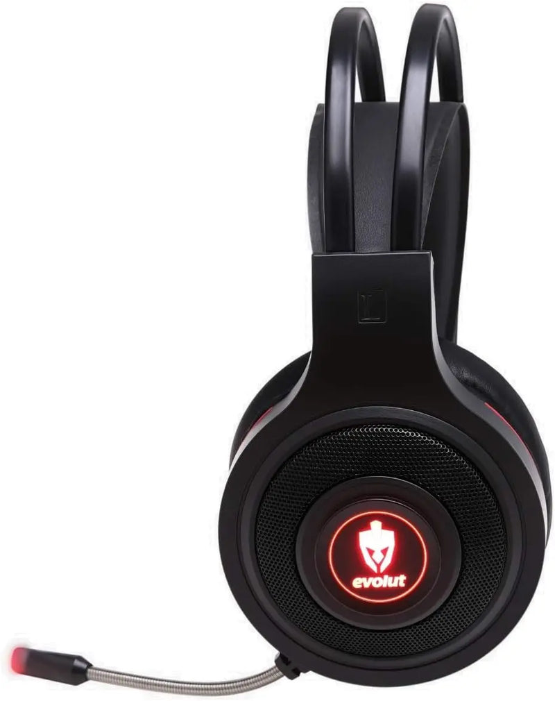 HEADSET GAMER EG301R/TEMIS RED HEADSET WITH WIRE EVOLUT.