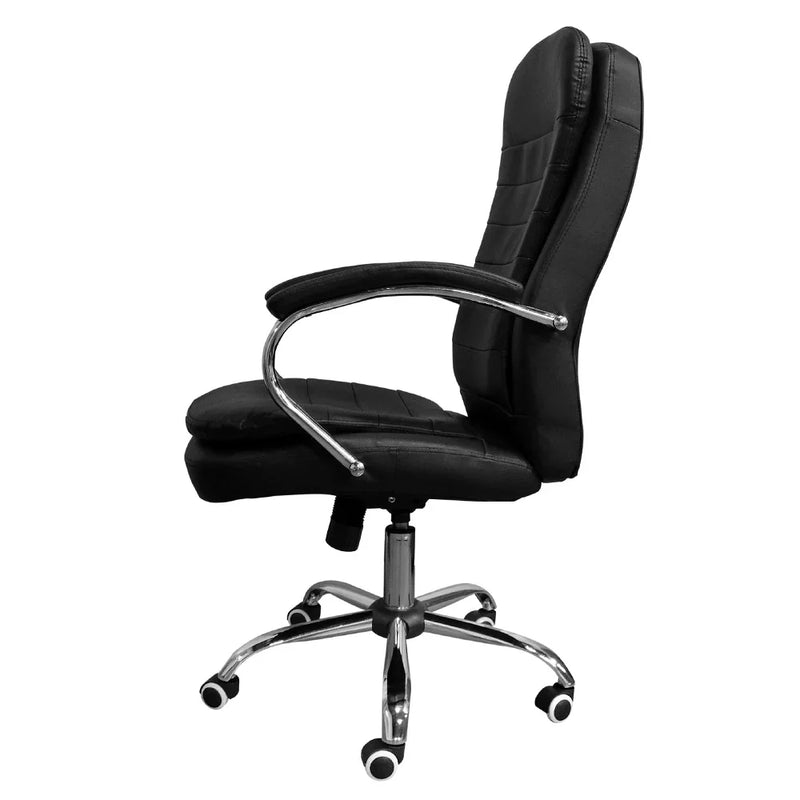 Best C304 Black Office Chair with Synthetic Leather Upholstered