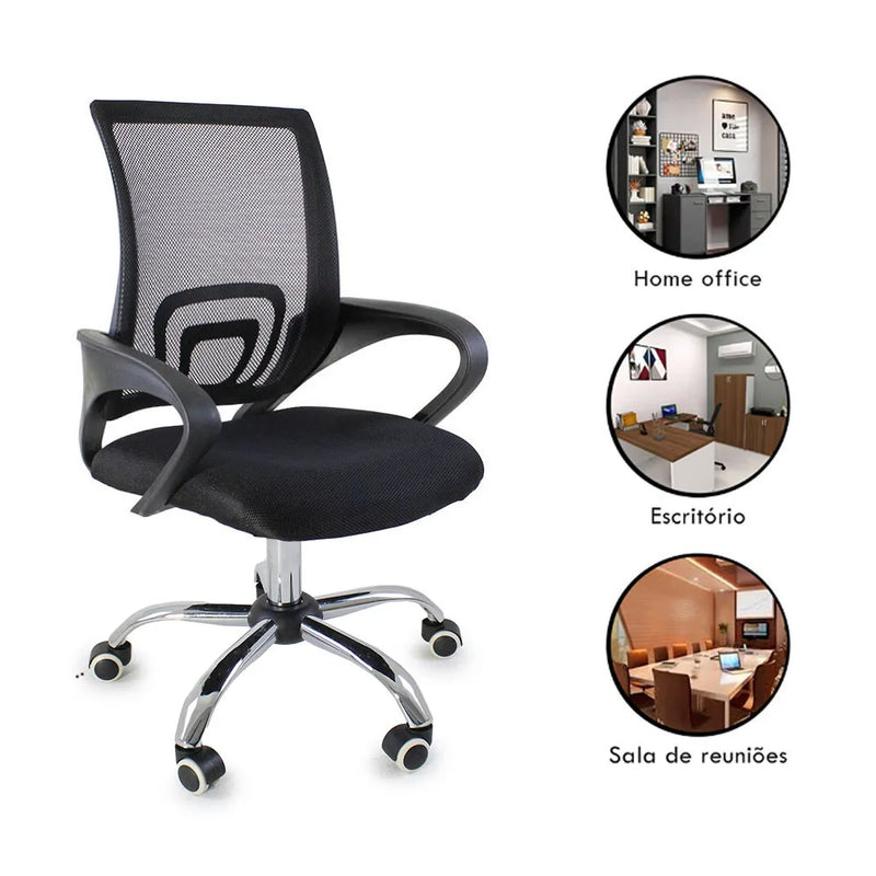 Ergonomic Mesh Canvas Begonia Office Chairs 2 Kit