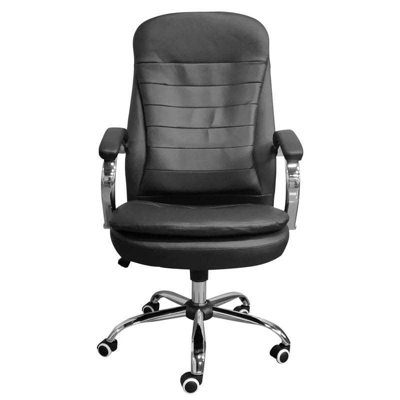 Best C304 Black Office Chair with Synthetic Leather Upholstered